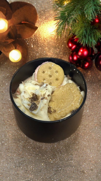 Cookie creme bisquit. Candela Artigianale Cera di Soia Profumo Biscotti - Il Profumo della Tradizione